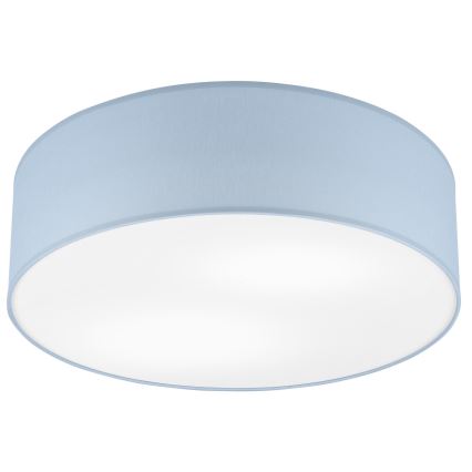 Loftlampe SIRJA PASTEL 2xE27/60W/230V diameter 45 cm blå