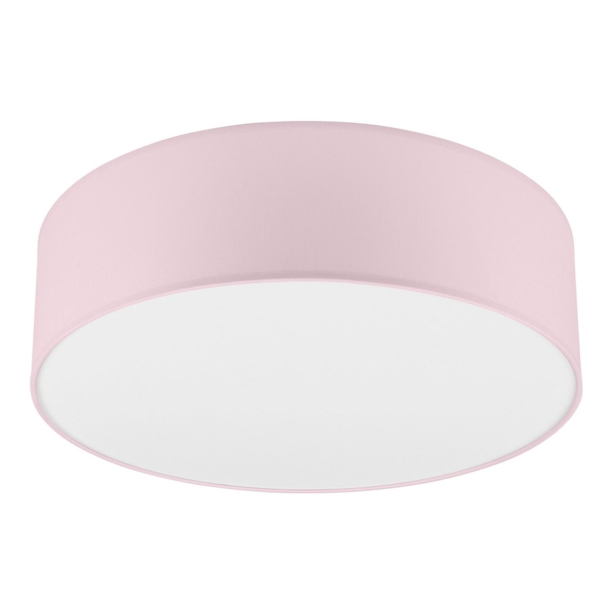 Loftlampe SIRJA PASTEL 2xE27/60W/230V diameter 45 cm lyserød