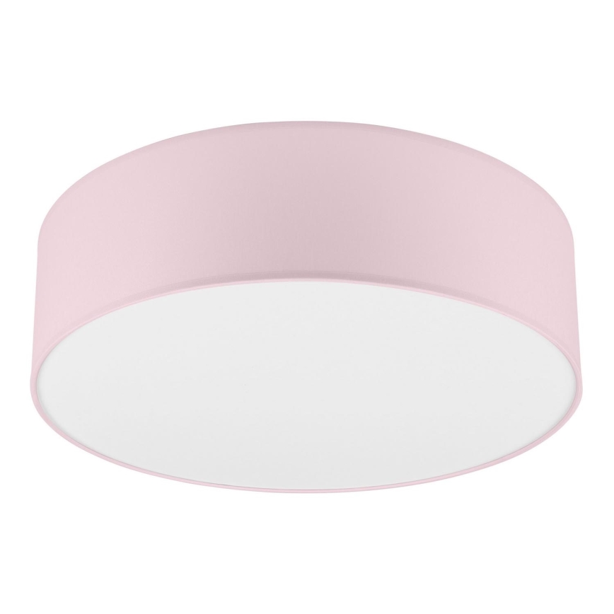 Loftlampe SIRJA PASTEL 2xE27/60W/230V diameter 45 cm lyserød