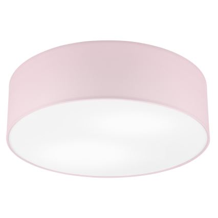 Loftlampe SIRJA PASTEL 2xE27/60W/230V diameter 45 cm lyserød