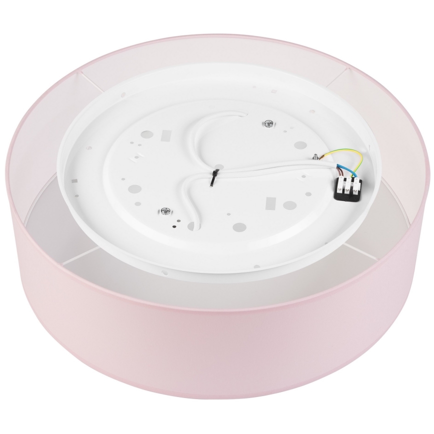 Loftlampe SIRJA PASTEL 2xE27/60W/230V diameter 45 cm lyserød