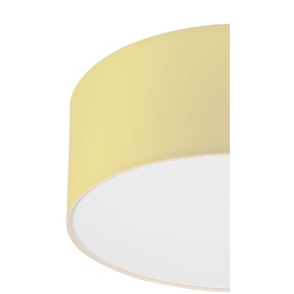 Loftlampe SIRJA PASTEL DOUBLE 2xE27/15W/230V diameter 35 cm gul