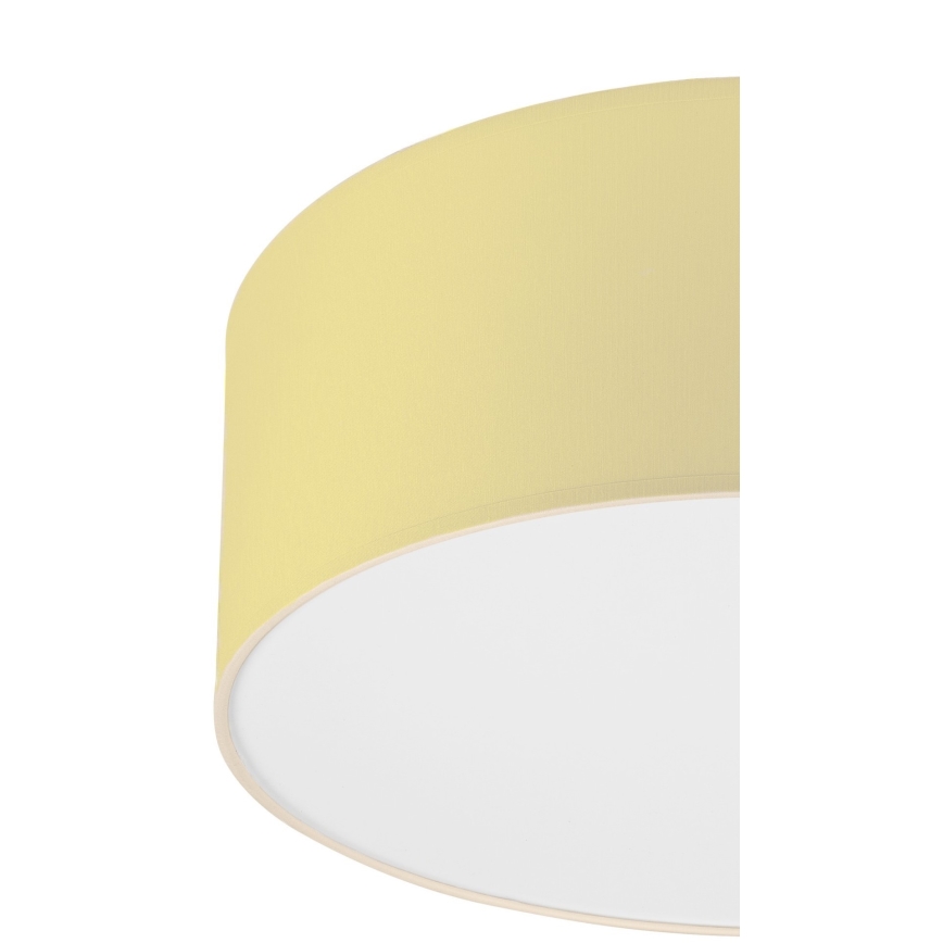 Loftlampe SIRJA PASTEL DOUBLE 2xE27/15W/230V diameter 35 cm gul