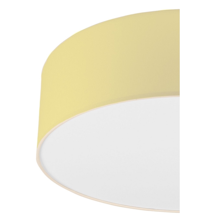 Loftlampe SIRJA PASTEL DOUBLE 4xE27/15W/230V diameter 45 cm gul