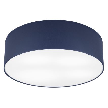 Loftlampe SIRJA PASTEL DOUBLE 4xE27/15W/230V diameter 45 cm mørkeblå