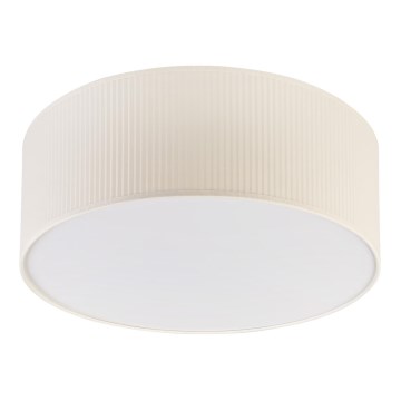 Loftlampe SIRJA PLISADO 2xE27/15W/230V Ø 35 cm cremefarvet