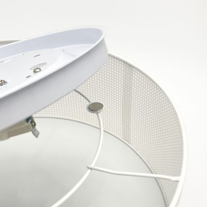 Loftlampe SIRJA PLISADO 2xE27/15W/230V Ø 35 cm hvid