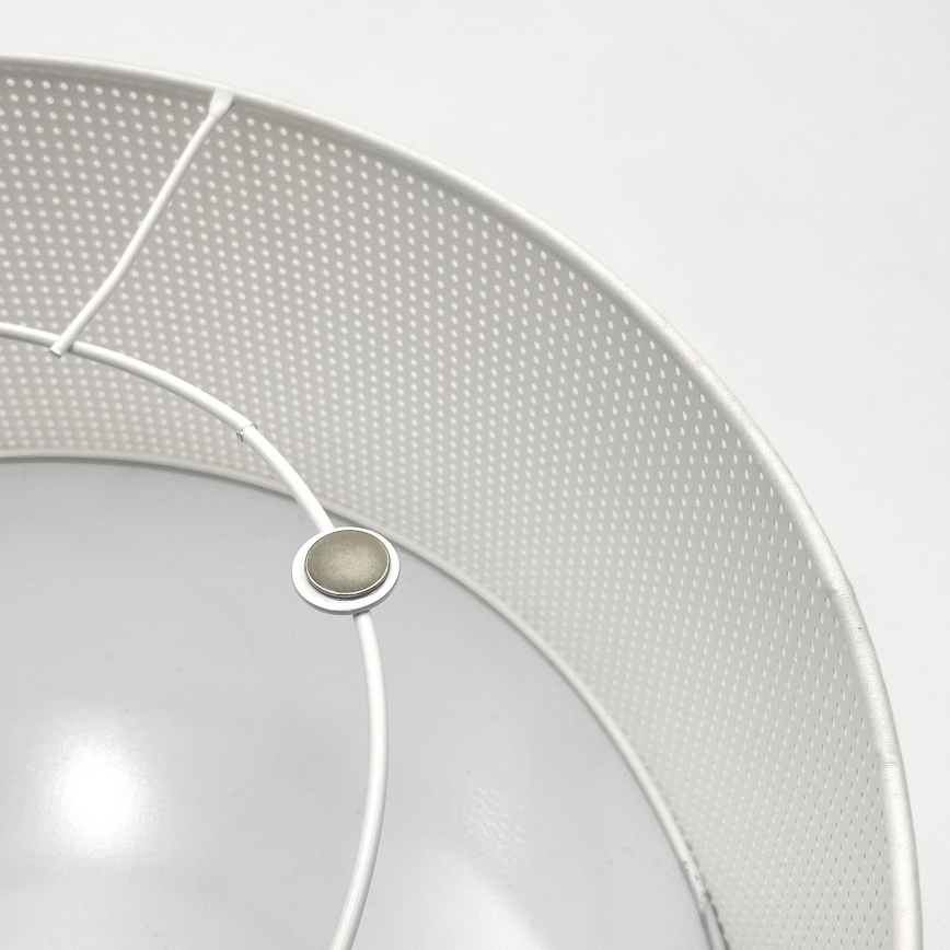 Loftlampe SIRJA PLISADO 2xE27/15W/230V Ø 35 cm hvid