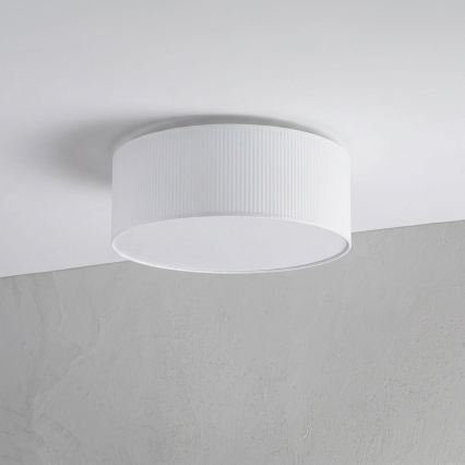 Loftlampe SIRJA PLISADO 2xE27/15W/230V Ø 35 cm hvid