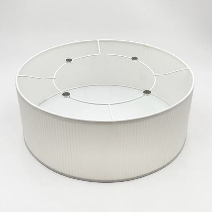 Loftlampe SIRJA PLISADO 2xE27/15W/230V Ø 35 cm hvid