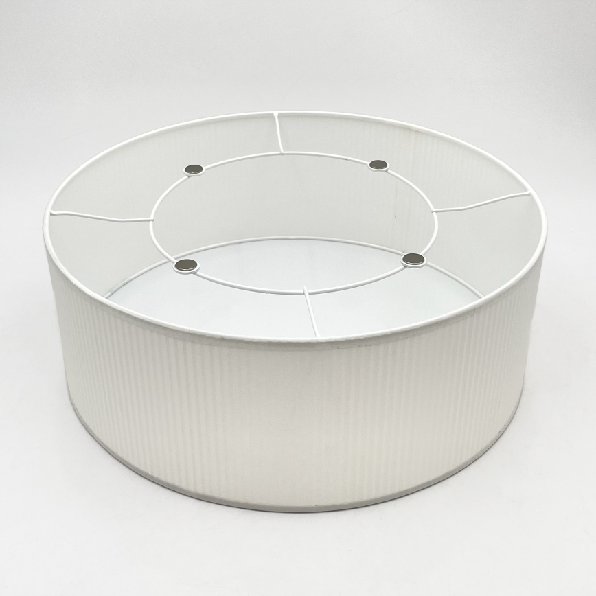 Loftlampe SIRJA PLISADO 2xE27/15W/230V Ø 35 cm hvid