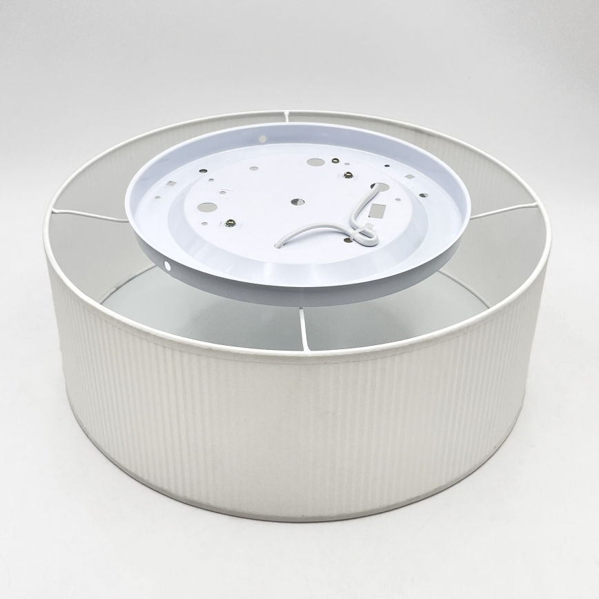 Loftlampe SIRJA PLISADO 2xE27/15W/230V Ø 35 cm hvid