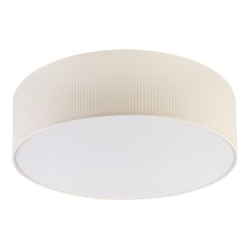 Loftlampe SIRJA PLISADO 4xE27/15W/230V Ø 45 cm cremefarvet