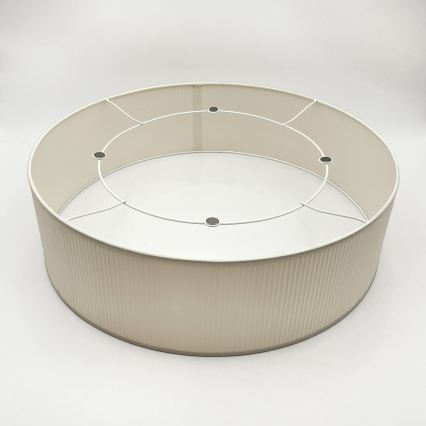 Loftlampe SIRJA PLISADO 4xE27/15W/230V Ø 45 cm cremefarvet