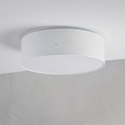 Loftlampe SIRJA PLISADO 4xE27/15W/230V Ø 45 cm hvid