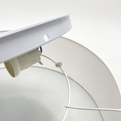 Loftlampe SIRJA PLISADO 4xE27/15W/230V Ø 45 cm hvid