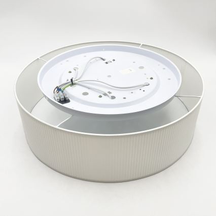 Loftlampe SIRJA PLISADO 4xE27/15W/230V Ø 45 cm hvid