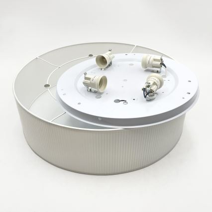 Loftlampe SIRJA PLISADO 4xE27/15W/230V Ø 45 cm hvid