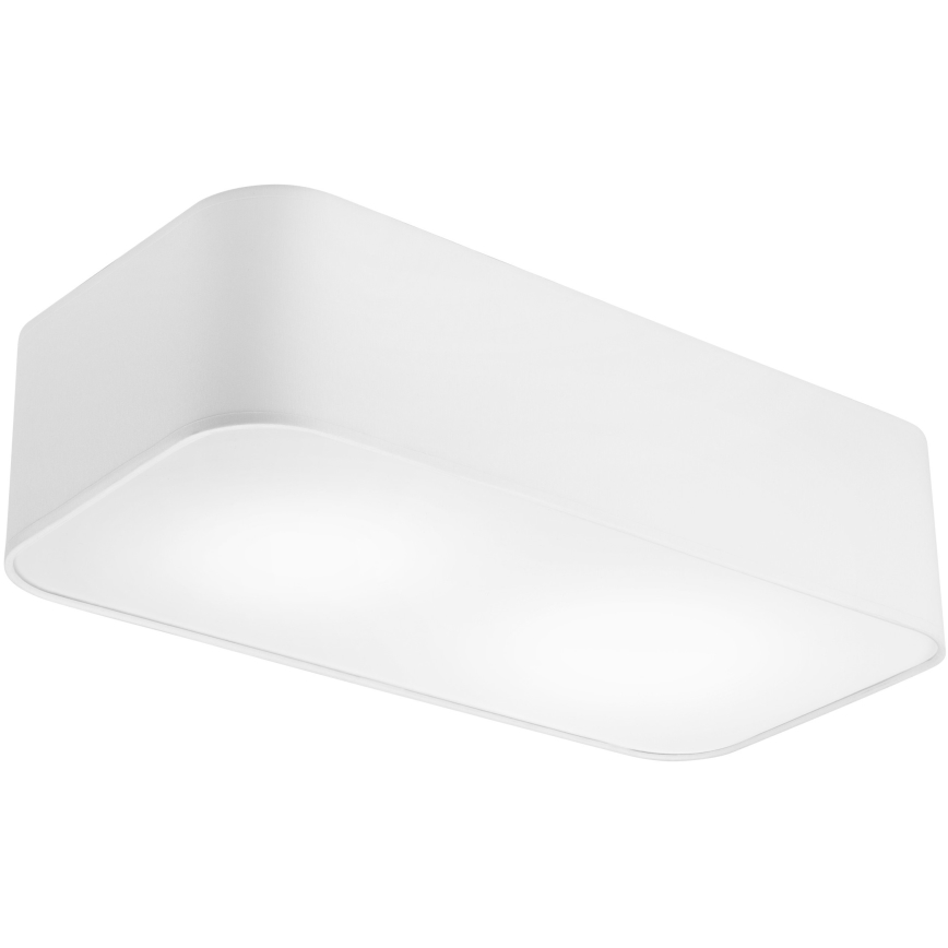 Loftlampe SIRJA SQUARE 2xE27/15W/230V hvid