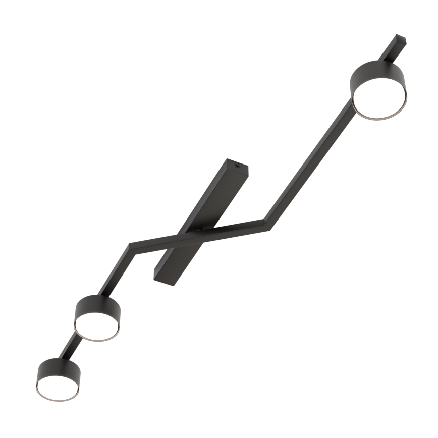 Loftlampe SKAN 3xGX53/12W/230V sort