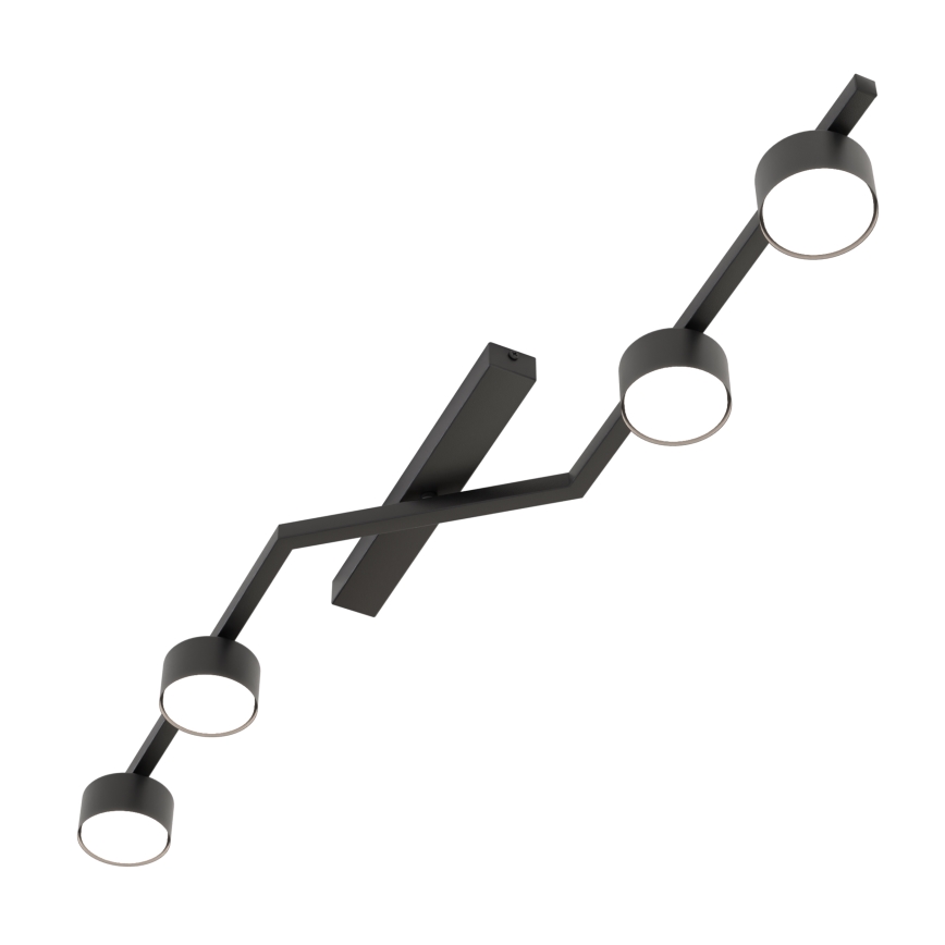 Loftlampe SKAN 4xGX53/12W/230V sort