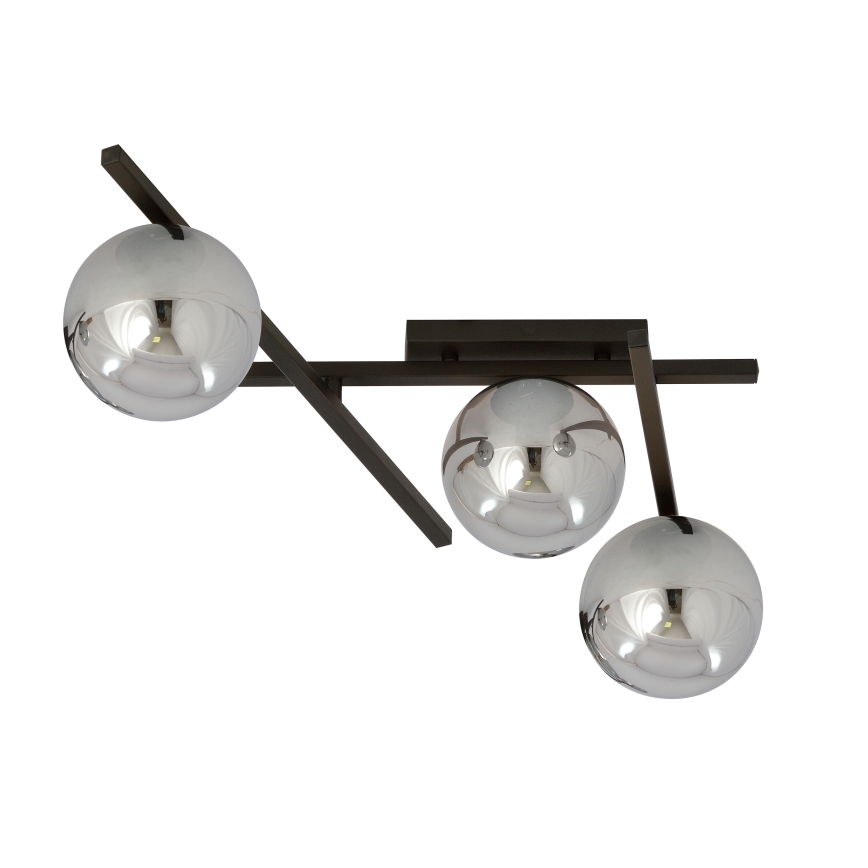 Loftlampe SMART 3xE14/10W/230V sort/grå