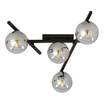 Loftlampe SMART 4xE14/10W/230V sort/grå