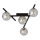 Loftlampe SMART 4xE14/10W/230V sort/grå