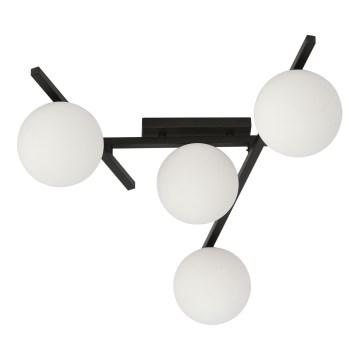 Loftlampe SMART 4xE14/10W/230V sort/hvid