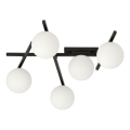 Loftlampe SMART 5xE14/10W/230V sort/hvid