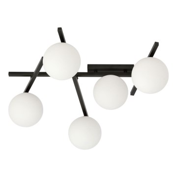 Loftlampe SMART 5xE14/10W/230V sort/hvid