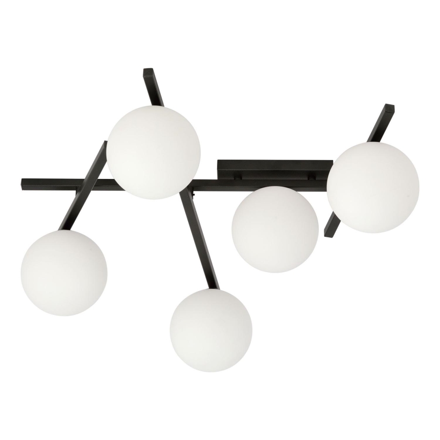 Loftlampe SMART 5xE14/10W/230V sort/hvid
