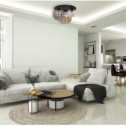 Loftlampe SOFIA 3xE27/60W/230V flerfarvet