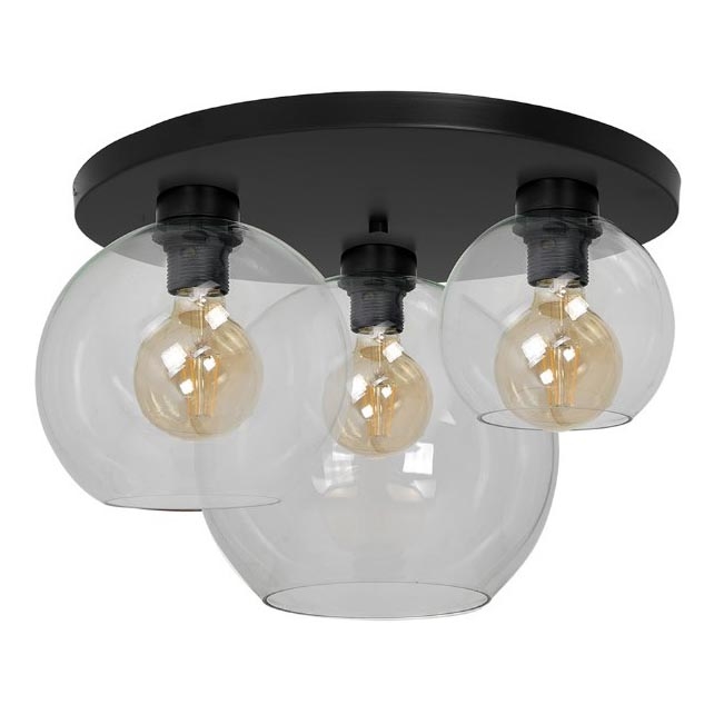 Loftlampe SOFIA 3xE27/60W/230V transparent