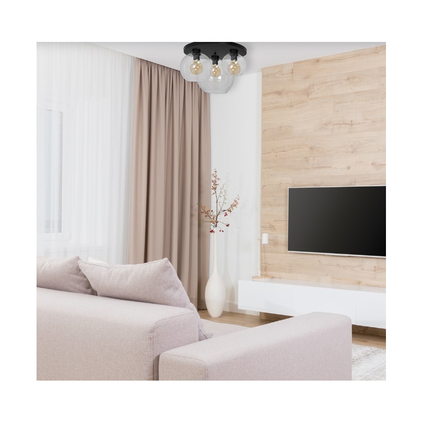 Loftlampe SOFIA 3xE27/60W/230V transparent
