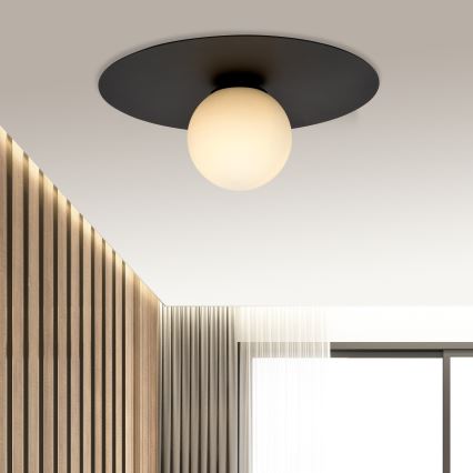 Loftlampe SOLAR 1xE14/10W/230V sort/hvid