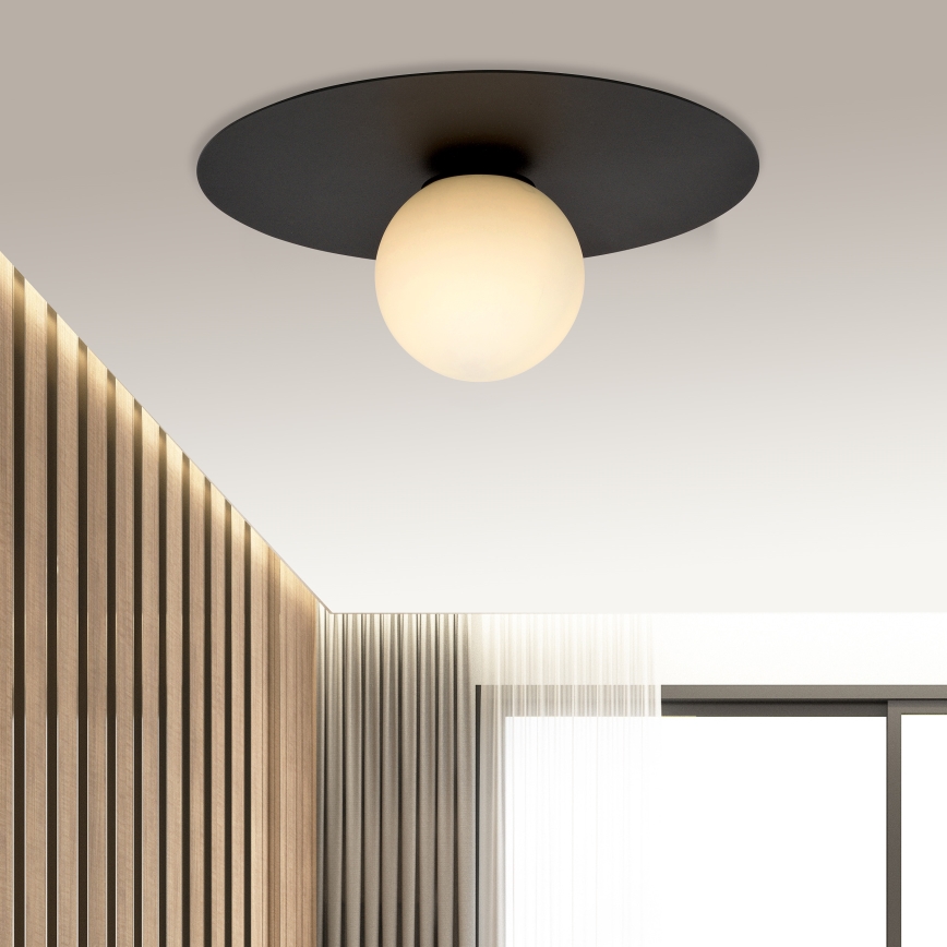 Loftlampe SOLAR 1xE14/10W/230V sort/hvid