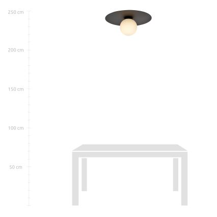 Loftlampe SOLAR 1xE14/10W/230V sort/hvid