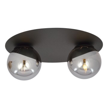 Loftlampe SOLAR 2xE14/10W/230V sort/grå