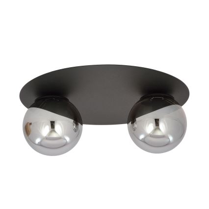 Loftlampe SOLAR 2xE14/10W/230V sort/grå