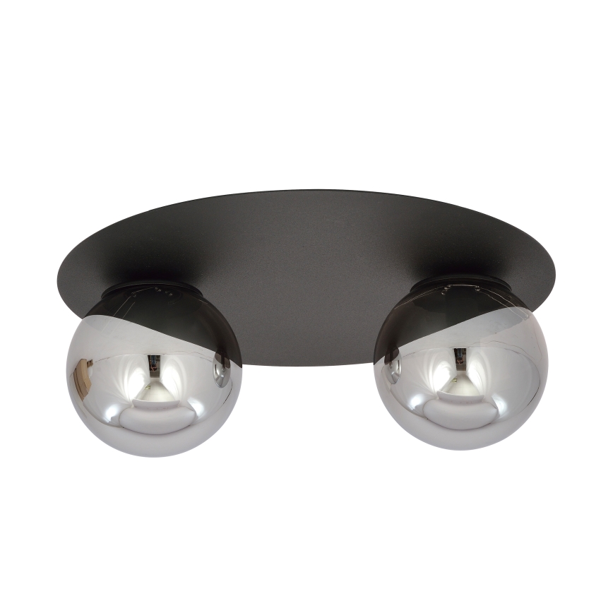 Loftlampe SOLAR 2xE14/10W/230V sort/grå