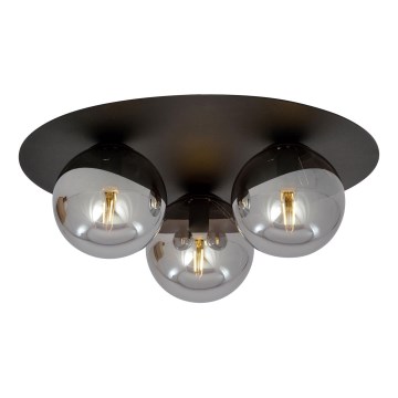 Loftlampe SOLAR 3xE14/10W/230V sort/grå