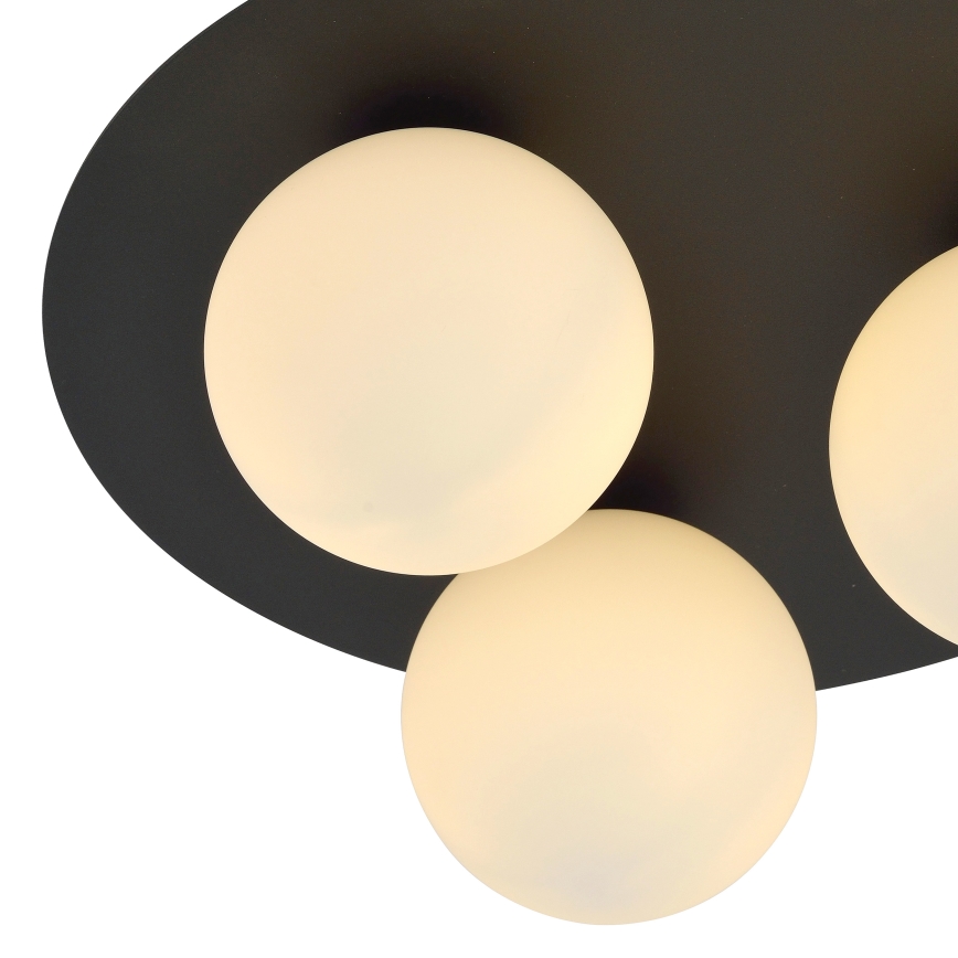 Loftlampe SOLAR 3xE14/10W/230V sort/hvid