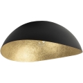 Loftlampe SOLARIS 1xE27/60W/230V diameter 69 cm sort/guldfarvet