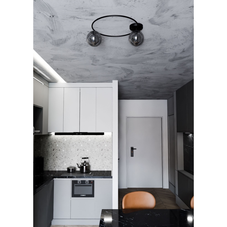 Loftlampe SOPRA 2xE14/10W/230V sort