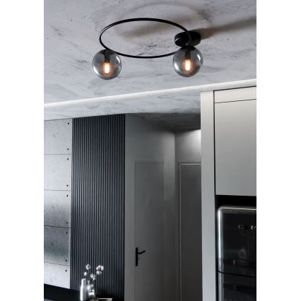 Loftlampe SOPRA 2xE14/10W/230V sort