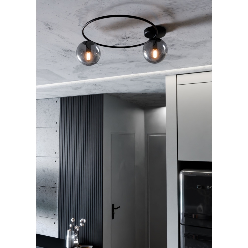 Loftlampe SOPRA 2xE14/10W/230V sort