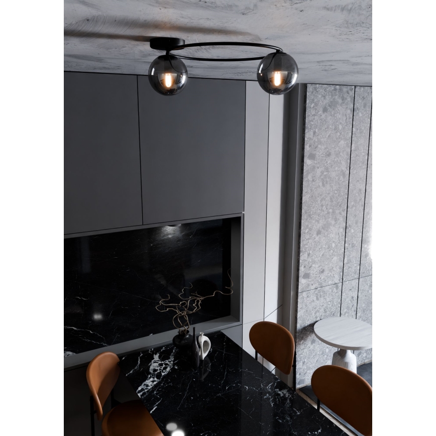 Loftlampe SOPRA 2xE14/10W/230V sort
