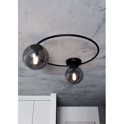 Loftlampe SOPRA 2xE14/10W/230V sort