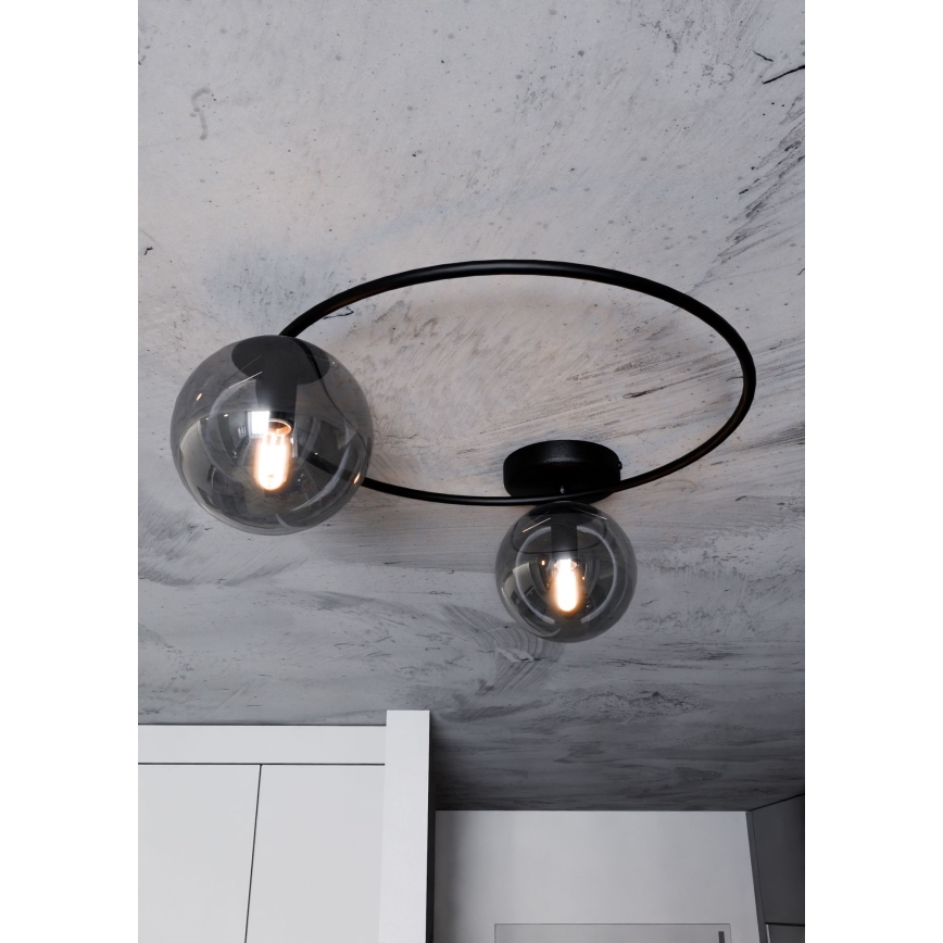 Loftlampe SOPRA 2xE14/10W/230V sort